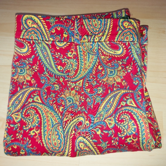 Ralph Lauren Paisley Pants - Picture 2 of 6